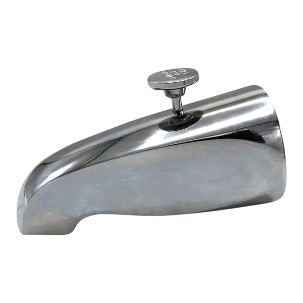 TUB SPOUT WITH REAR DIVERTER - HEAVY BRASS