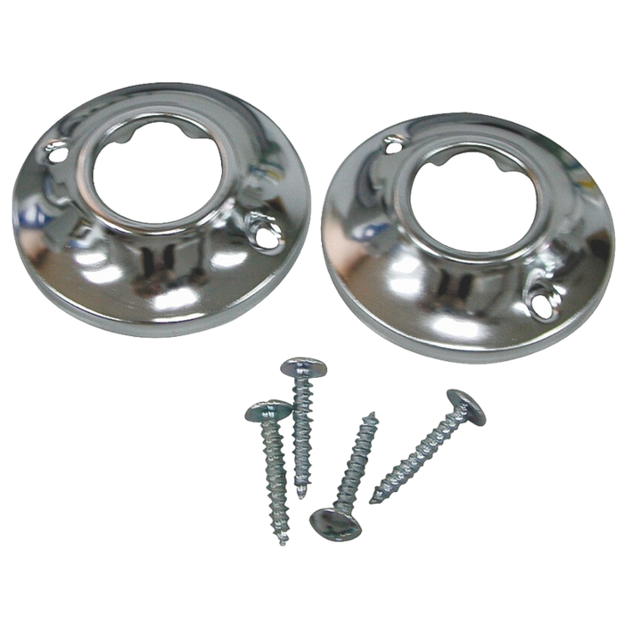 Shower Rod Flange w/ Screws - Chrome (6385652)