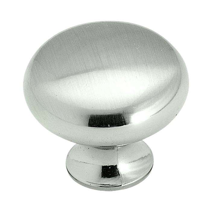 Cabinet Knob 1.375In Sterling Nickel