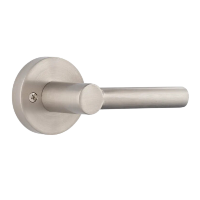 Hall & Closet 2 Way Adjustable Interior Passage Grade 3 Non-Locking Door Lever - Satin Nickel