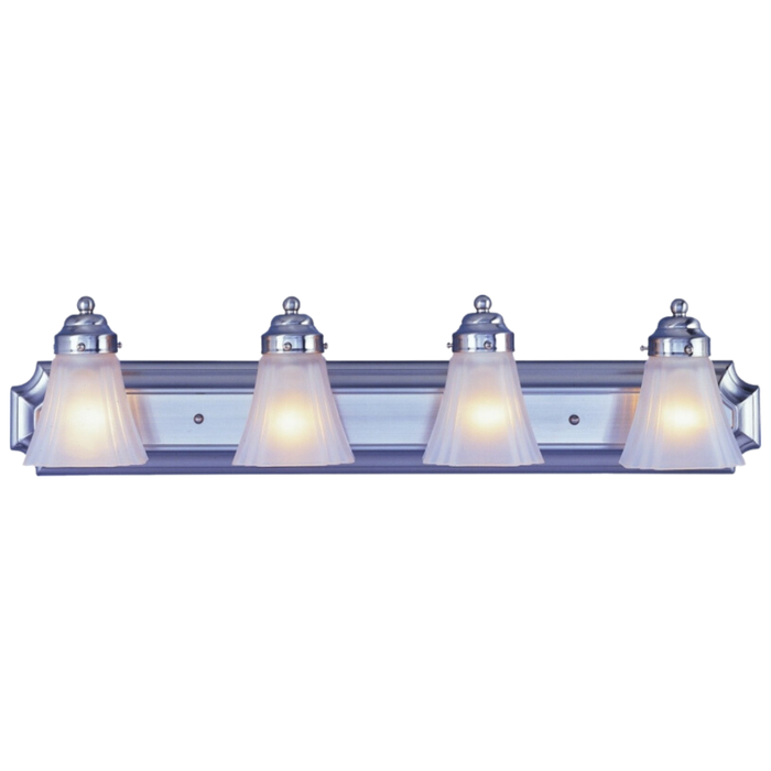 Wall Fixture 4Light Satin Nickel Med
