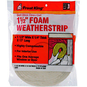 Frost King POLY FOAM WEATHERSTRIP