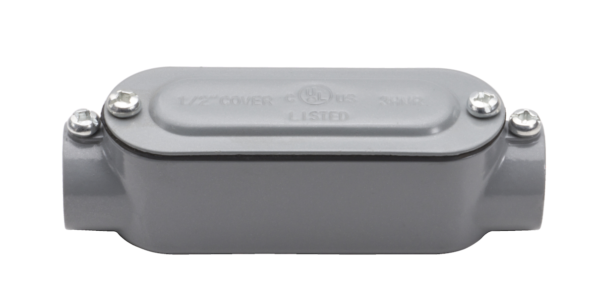 1/2 EMT "C" Conduit Body w/ Cover & Gasket