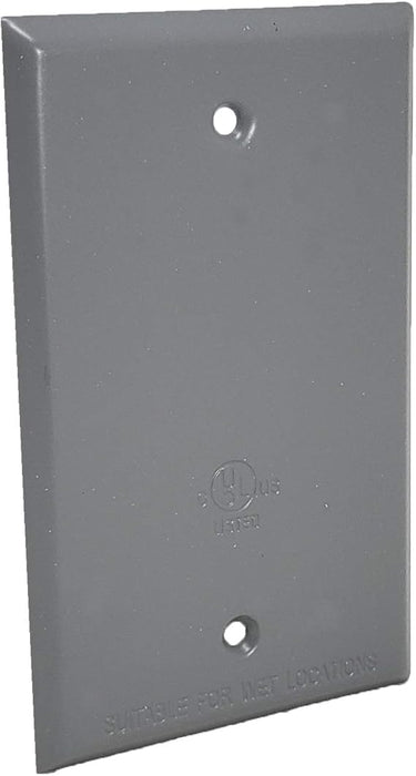 1 Gang Blank Plastic Weatherproof Cover