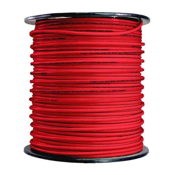 Stranded Red Wire Roll - 500'