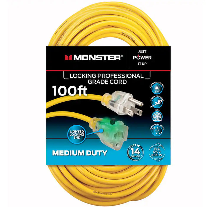 14/3 100' Yellow Extension Cord ( 3009016 )