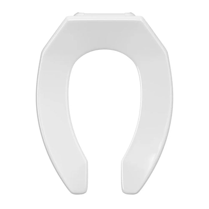 MAYFAIR ELONGATED PLASTIC SLOW-CLOSE TOILET SEAT - WHITE