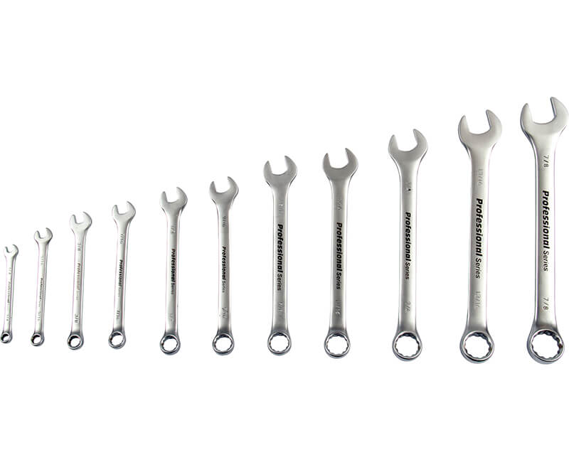 11-PC SAE COMBINATION WRENCH SET