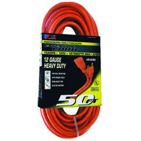 12/3 Orange Extension Cord