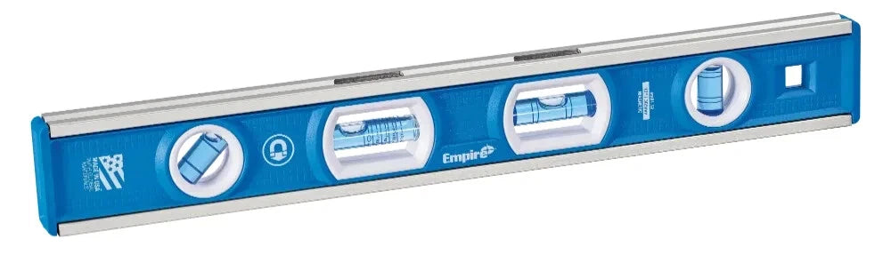 12" ALUM MAGNETIC BOX LEVEL - 4 VIAL