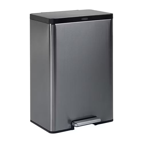 12 Gal S/S Step-On Trash Can