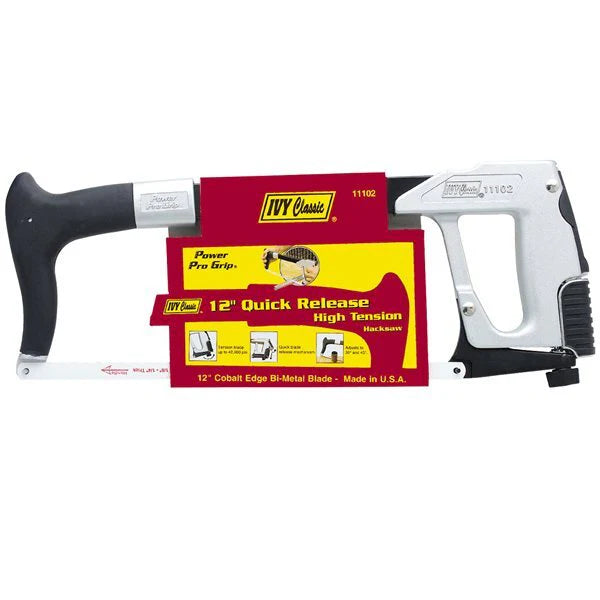 12" QUICK RELEASE HACKSAW W/ BLADE