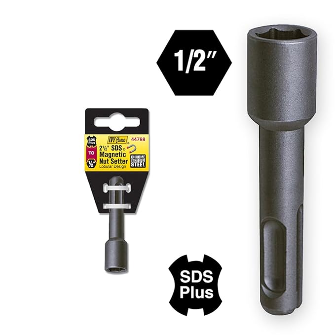 1/2" X 2-1/2" SDS PLUS MAG NUT SETTER
