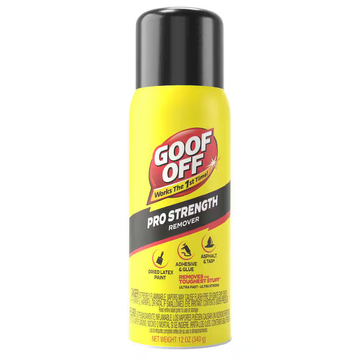 12oz Goof Off Pro Strength Latex Paint Remover