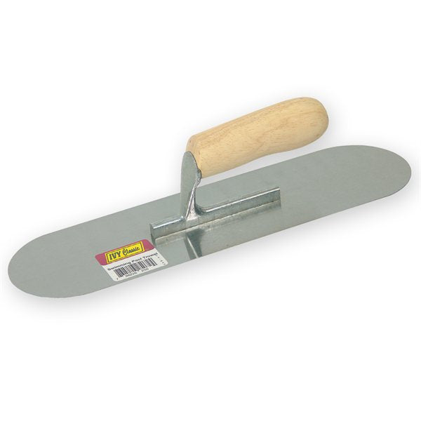 14 X 4 POOL TROWEL - WOOD HANDLE