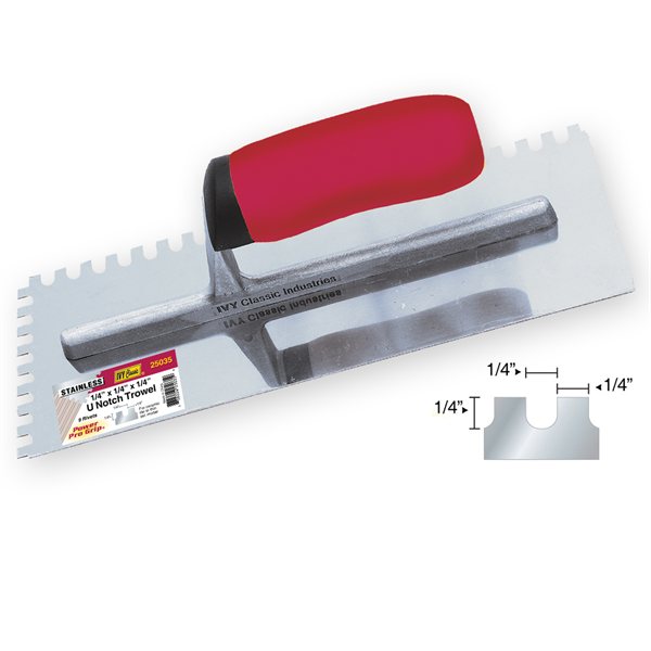 U NOTCH TROWEL