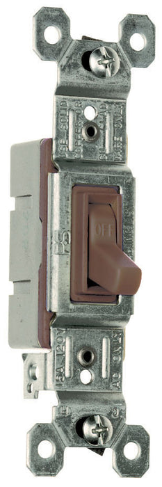 15A-120V Single Pole Switch Brown