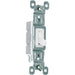 15A-120V Single Pole Toggle Switch - White