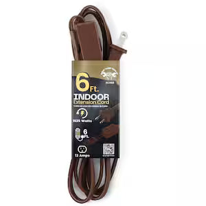 16/2 Brown / White Extension Cord