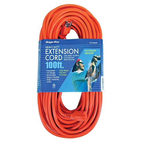 16/3 Orange Extension Cord