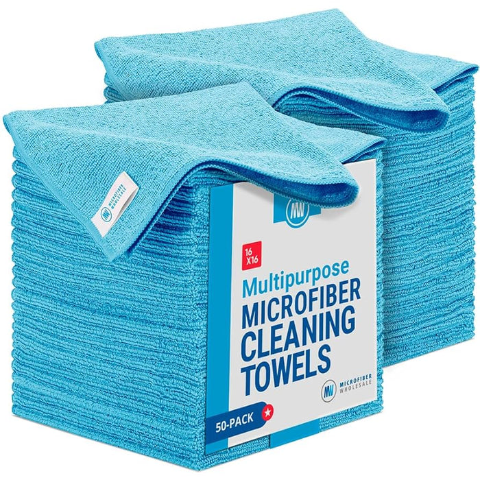 16 x 16" Microfiber Terry Towels - 24 Pk