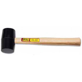 16oz BLACK RUBBER MALLET
