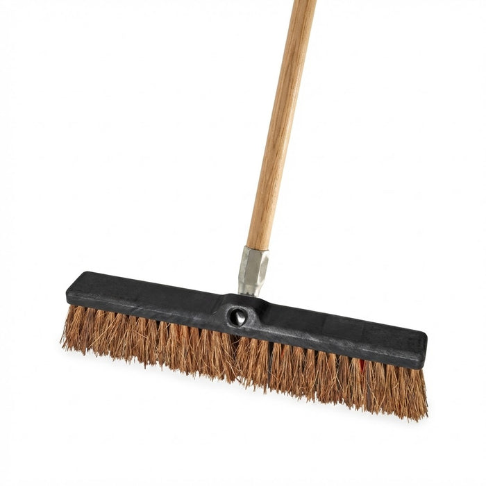 18" Stiff Palmyra Pushbroom