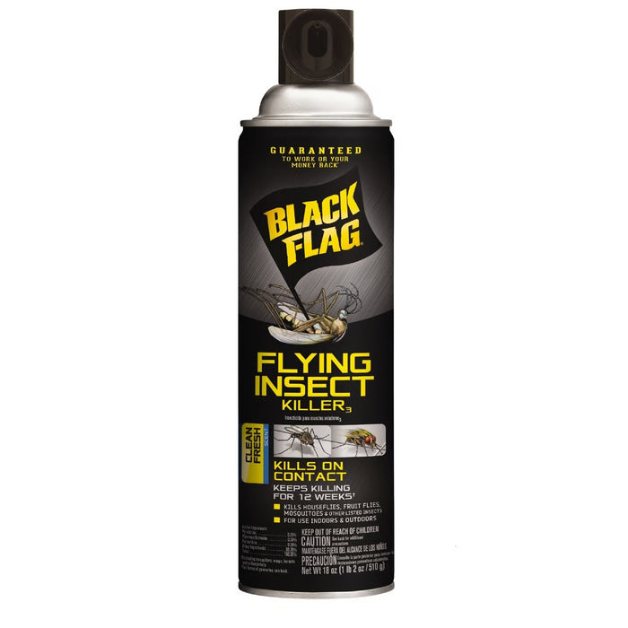 18oz Black Flag Flying Insect Killer