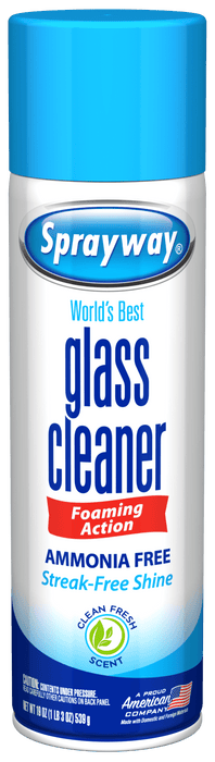 19oz Sprayway Ammonia Free Glass Cleaner w/ Foaming Action