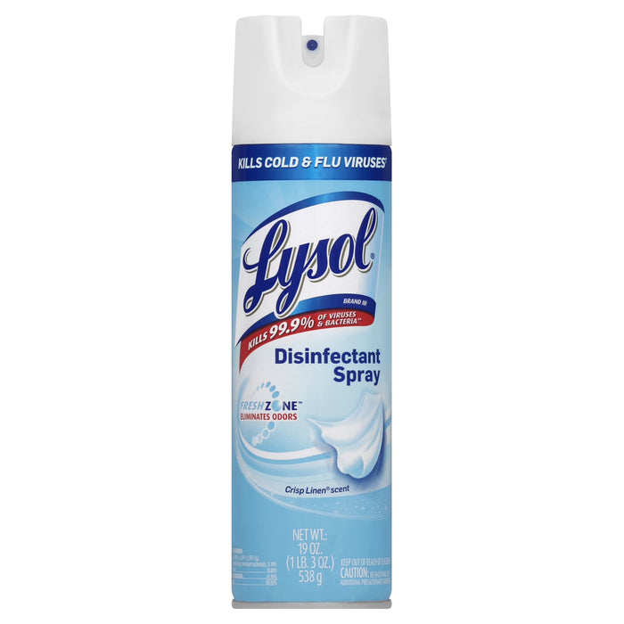 19oz Lysol Disinfectant Spray - Crisp Linen (3155393)