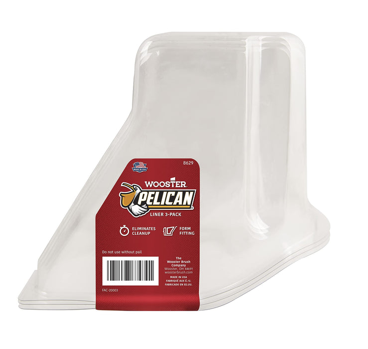 1QT WOOSTER PELICAN PAINT PAIL LINER - 3 PACK