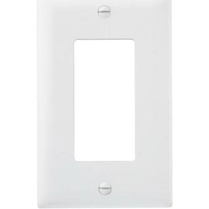 1G, Decora Standard Wall Plate - Plastic
