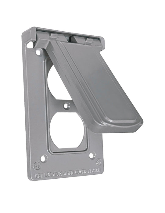 1G Waterproof Duplex Receptacle Cover - Vertical