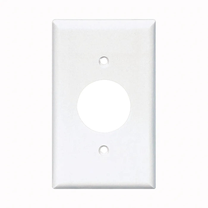 1G White AC Metal Plate