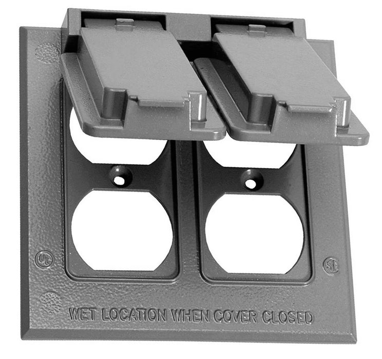 2G Waterproof Duplex Receptacle Cover