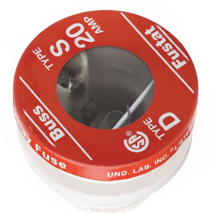 20 Amp Buss Fuse Type S - 4 PK