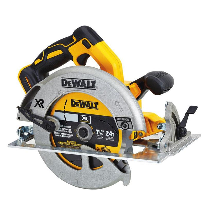 DEWALT 20V MAX XR 7-14" CIRCULAR SAW w/ BATTERY AND CHARGER