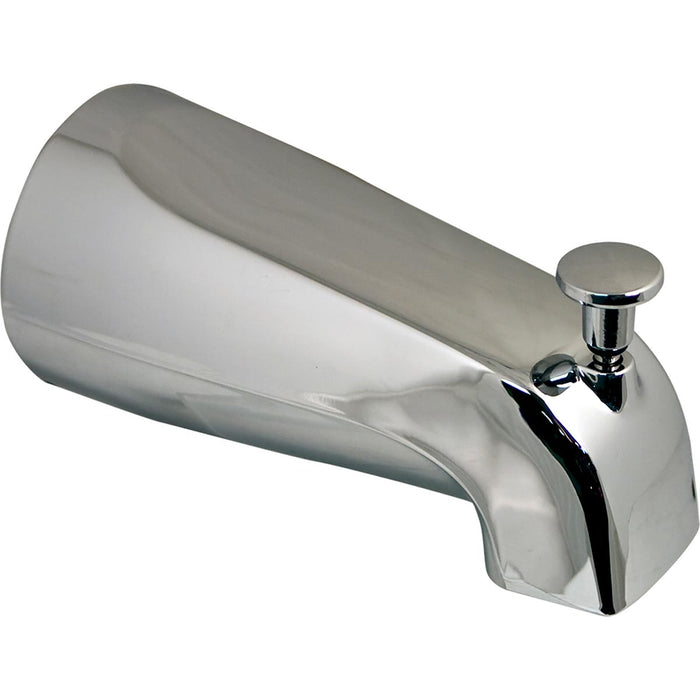 DANCO 88052 Tub Spout with Front Diverter, Chrome Plated, For  1/2 in IPS Threaded Connection