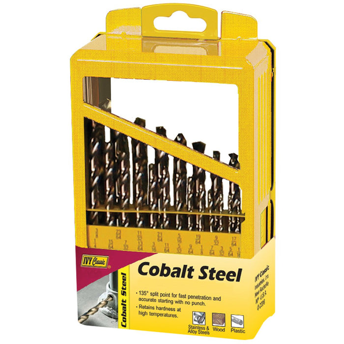 COBALT STEEL HIGH SPEED DRILL BIT SET