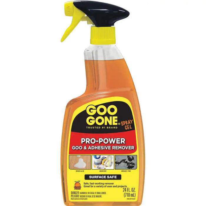 24oz Goo Gone Pro Power Gel Adhesive Remover Spray