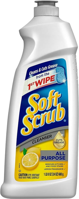 24oz Soft Scrub Lemon All Purpose Cleaner