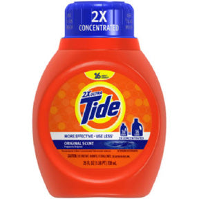 25oz Tide Liquid Detergent 2x Concentrated