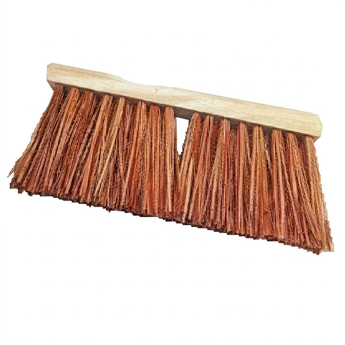 16" Street Broom w/ 6-1/4 Palmyra Bristles - No Handle
