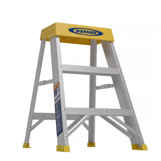 2' Aluminum Platform Ladder Type 1A - 300 lb Capacity