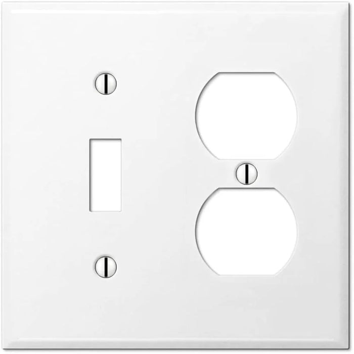 2G, Toggle / Duplex Combo Jumbo Metal Plate