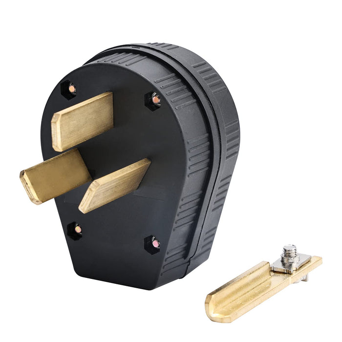 30/50A 125/250V Elec. Angle Plug (NEMA 14-30P or 14-50P)