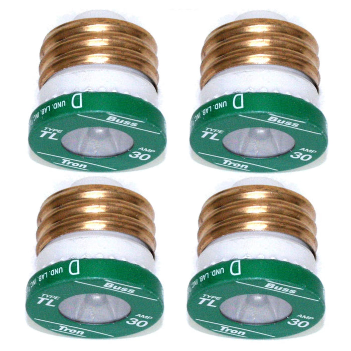 30 Amp Buss Fuse Type TL - 4 PK
