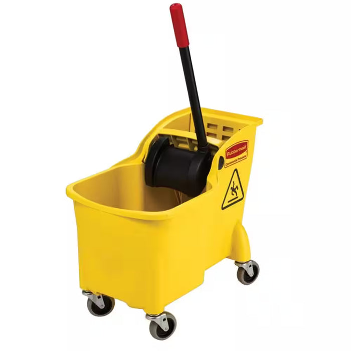 31qt Rubbermaid Mop Bucket w/ Wringer and Wheels 1887304