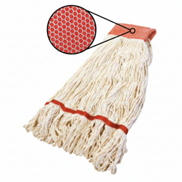 #32 White Looped Mop Head