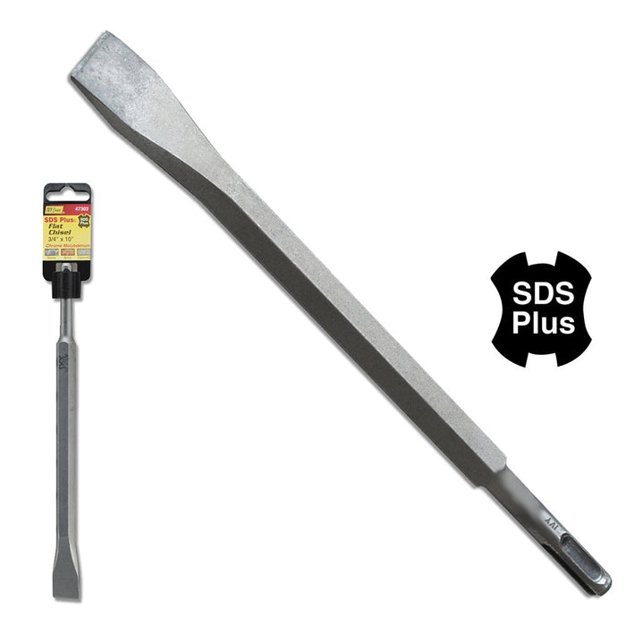 3/4 X 10" SDS PLUS FLAT CHISEL